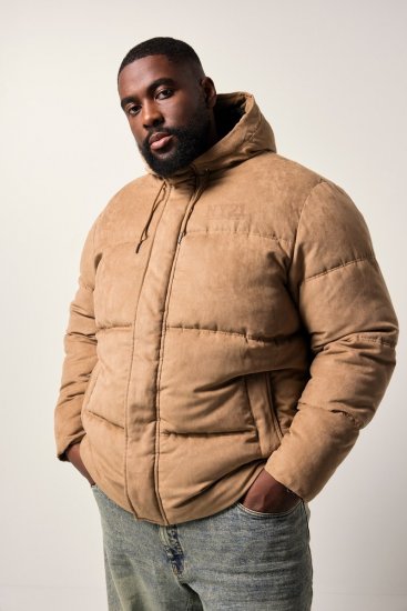 STHUGE Jacket Puffer With Warm Quilting Beige - Giubbotti - Giubbotti Uomo Taglie Forti