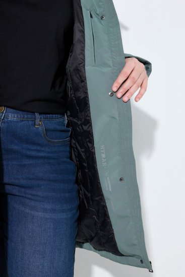 Ulla Popken 842008 Cappotto tecnico Verde - Cappotti - Cappotti taglie forti da donna