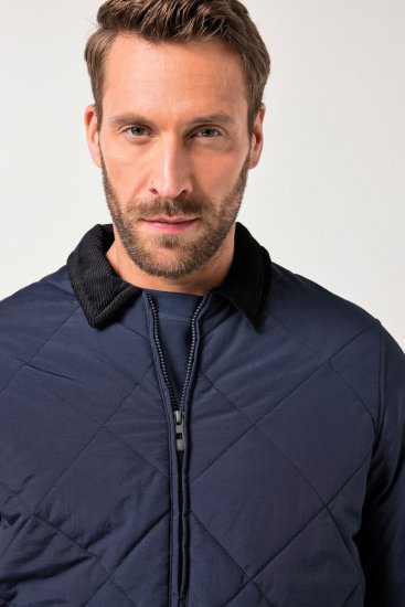 JP1880 842790 Giacca bomber trapuntata in materiale riciclato Blu scuro - Giubbotti - Giubbotti Uomo Taglie Forti