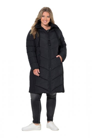 Ulla Popken 842877 Giacca tecnica Nero - Giacche - Giacche taglie forti da donna