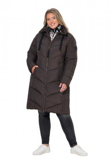 Ulla Popken 842877 Giacca tecnica Verde scuro - Giacche - Giacche taglie forti da donna