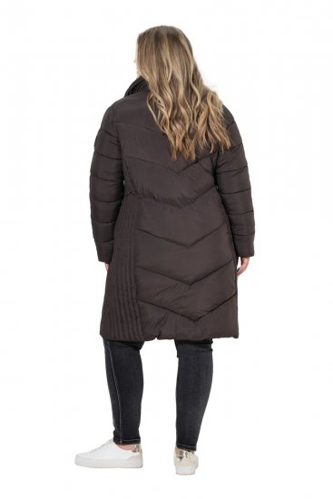 Ulla Popken 842877 Giacca tecnica Verde scuro - Giacche - Giacche taglie forti da donna