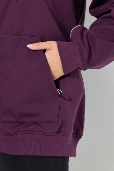Ulla Popken 843186 Giacca softshell idrorepellente con catarifrangenti Bordeaux - Giacche - Giacche taglie forti da donna