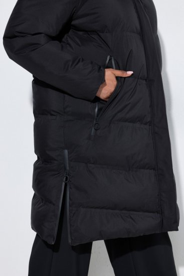 Ulla Popken SYMPATEX Triple Function Coat Black - Cappotti - Cappotti taglie forti da donna