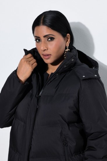 Ulla Popken SYMPATEX Triple Function Coat Black - Cappotti - Cappotti taglie forti da donna
