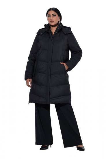 Ulla Popken SYMPATEX Triple Function Coat Black - Cappotti - Cappotti taglie forti da donna