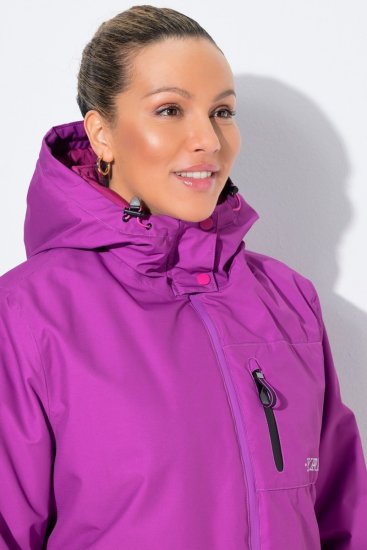 Ulla Popken 843542 Cappotto tecnico Lilla - Cappotti - Cappotti taglie forti da donna