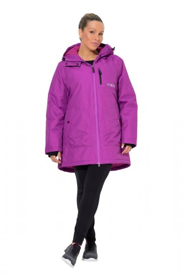 Ulla Popken 843542 Cappotto tecnico Lilla - Cappotti - Cappotti taglie forti da donna