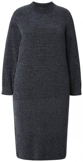 Ulla Popken 843592 Abito a maniche lunghe Antracite - Abiti in maglia - 
