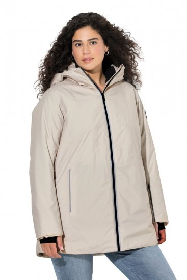 Ulla Popken 844034 Giacca tecnica Champagne - Giacche - Giacche taglie forti da donna