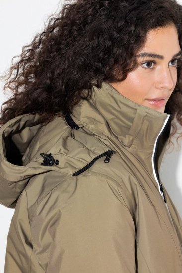 Ulla Popken 844034 Giacca tecnica Cachi - Giacche - Giacche taglie forti da donna