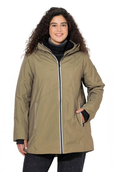 Ulla Popken 844034 Giacca tecnica Cachi - Giacche - Giacche taglie forti da donna