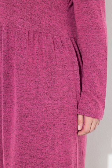 Ulla Popken 844233 Abito in maglia a maniche lunghe Rosso bacca - Abiti in maglia - 