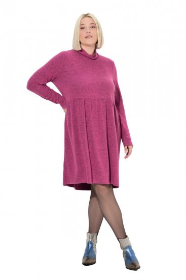 Ulla Popken 844233 Abito in maglia a maniche lunghe Rosso bacca - Abiti in maglia - 