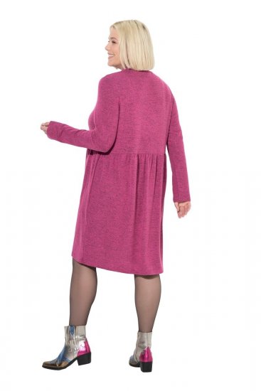 Ulla Popken 844233 Abito in maglia a maniche lunghe Rosso bacca - Abiti in maglia - 