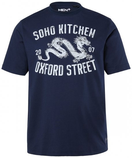 Men+ 298 T-shirt Soho Kitchen Blu scuro - Magliette - Magliette Uomo Taglie Forti