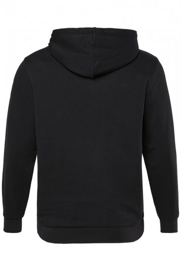 Men+ 305 Felpa con cappuccio e zip Soho LDN Nero - Felpe & felpe con cappuccio - Felpe & Felpe con Cappuccio Uomo Taglie Forti