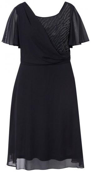 Ulla Popken 844356 Abito da sera Nero - Abiti da sera - Abiti da sera taglie forti