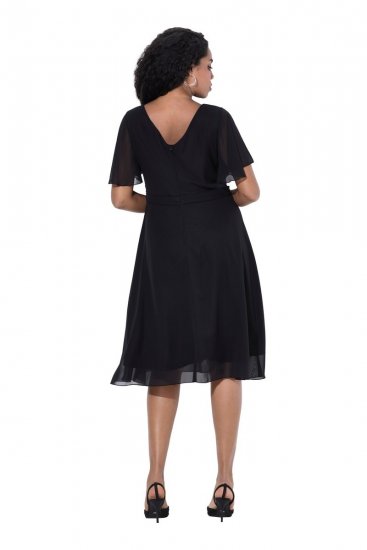 Ulla Popken 844356 Abito da sera Nero - Abiti da sera - Abiti da sera taglie forti