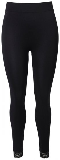 Ulla Popken 844563 Collant senza piede Nero - Collant & calzini - 