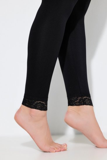 Ulla Popken 844563 Collant senza piede Nero - Collant & calzini - 