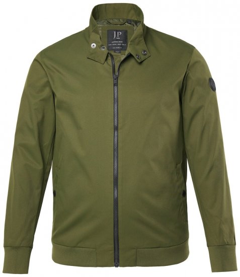 JP1880 844652 Giacca bomber con bottoni a pressione Kaki - Giubbotti - Giubbotti Uomo Taglie Forti