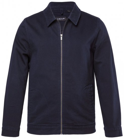 Men+ 876 Giacca di jeans con zip Blu scuro - Giubbotti - Giubbotti Uomo Taglie Forti