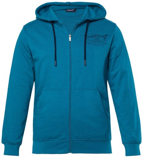 Men+ 973 Felpa con cappuccio e zip Competition Blu grigio - Felpe & felpe con cappuccio - Felpe & Felpe con Cappuccio Uomo Taglie Forti