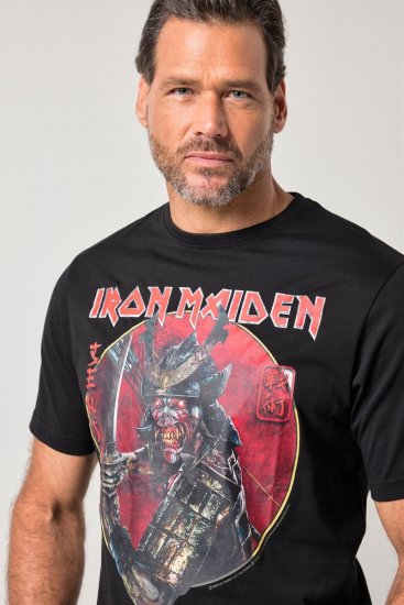 JP1880 845106 Iron Maiden Senjutsu T-shirt Nero - Magliette di band - T-shirt band taglie forti