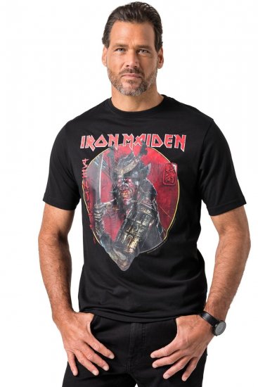 JP1880 845106 Iron Maiden Senjutsu T-shirt Nero - Magliette di band - T-shirt band taglie forti