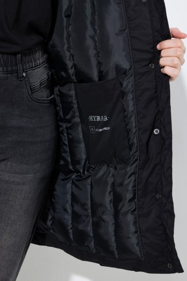 Ulla Popken 845111 Parka Nero - Cappotti - Cappotti taglie forti da donna