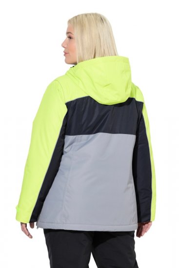 Ulla Popken 845115 Cappotto tecnico Grigio - Cappotti - Cappotti taglie forti da donna
