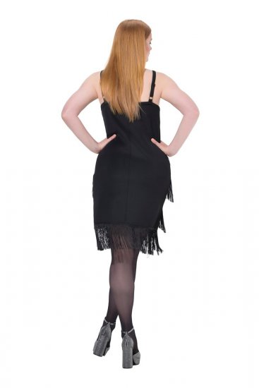 Ulla Popken 845152 Abito senza maniche Nero - Abiti da sera - Abiti da sera taglie forti