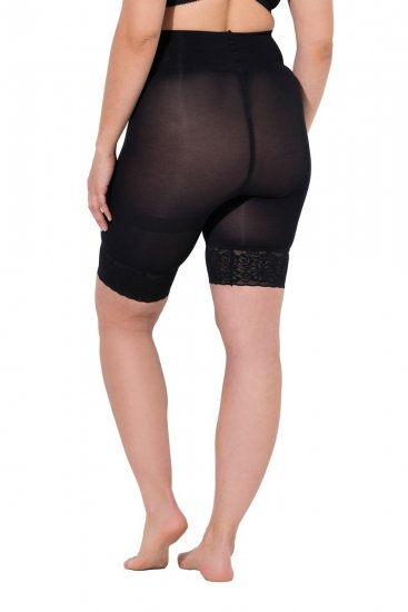 Ulla Popken 845319 Pantaloncini anti-sfregamento con pizzo Nero - Pantaloncini anti-sfregamento - 