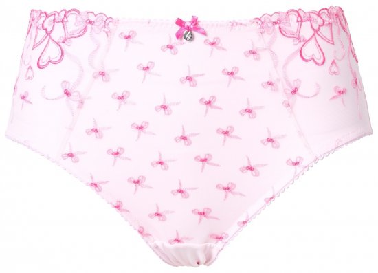 Ulla Popken 845425 Slip con pizzo Rosa - Slip - 