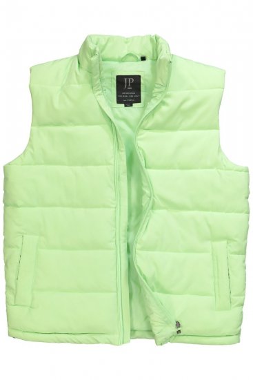 JP1880 845455 Gilet stretch trapuntato Verde pistacchio - Giubbotti - Giubbotti Uomo Taglie Forti