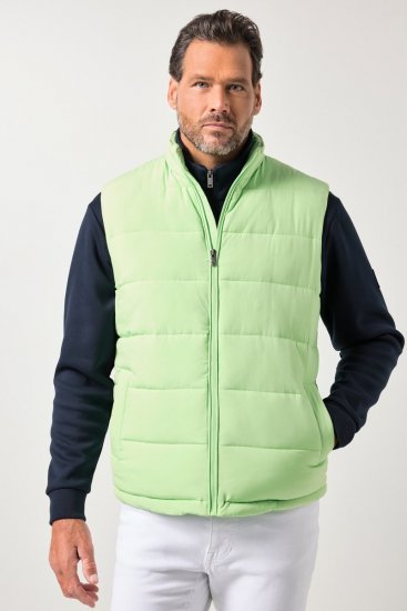JP1880 845455 Gilet stretch trapuntato Verde pistacchio - Giubbotti - Giubbotti Uomo Taglie Forti