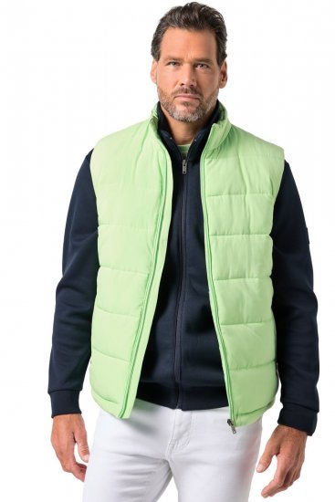 JP1880 845455 Gilet stretch trapuntato Verde pistacchio - Giubbotti - Giubbotti Uomo Taglie Forti