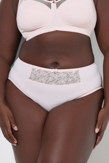 Ulla Popken 845511 Slip con pizzo Rosa - Slip - 