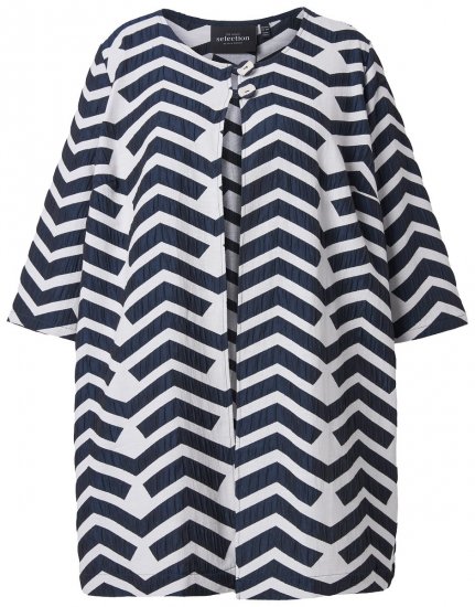 Ulla Popken 846012 Giacca Blu scuro - Giacche - Giacche taglie forti da donna