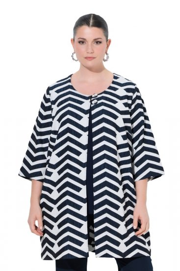 Ulla Popken 846012 Giacca Blu scuro - Giacche - Giacche taglie forti da donna