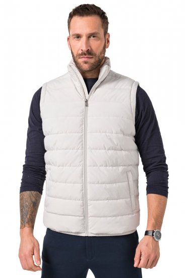 JP1880 846034 Gilet outdoor Beige grigio - Giubbotti - Giubbotti Uomo Taglie Forti