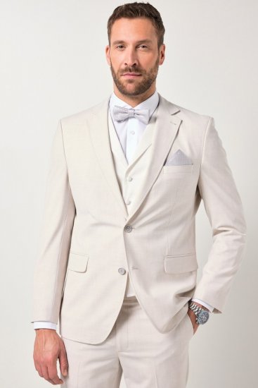 JP1880 846048 Gilet da cerimonia Bianco sporco - Abiti - Abiti da Uomo Taglie Forti