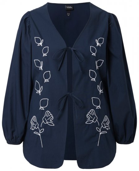 Ulla Popken 846197 Giacca Blu scuro - Giacche - Giacche taglie forti da donna