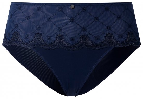 Ulla Popken 846235 Slip hipster con pizzo Blu scuro - Slip - 