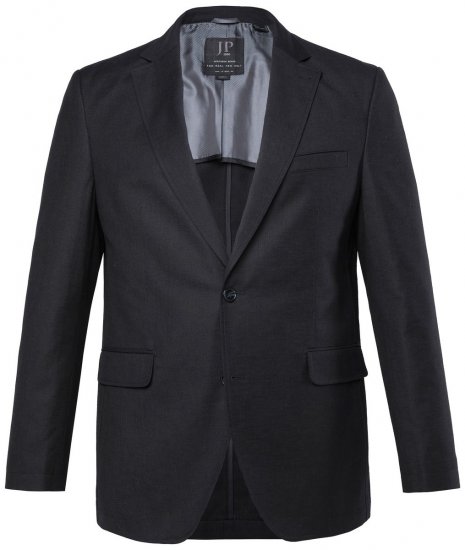 JP1880 Korsika Blazer effetto lino Nero - Abiti - Abiti da Uomo Taglie Forti