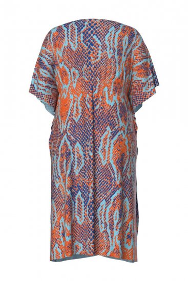 Ulla Popken 846826 Abito animalier Arancione - Caftani - 