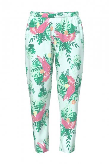 Ulla Popken 846971 Pigiama fantasia Verde chiaro - Pigiami/Loungewear - 