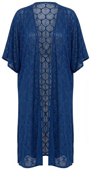 Ulla Popken 847654 Abito fantasia Blu scuro - Caftani - 
