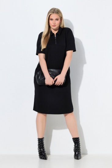Ulla Popken 848105 Abito in felpa Nero - Abiti - Vestiti per tutte le taglie